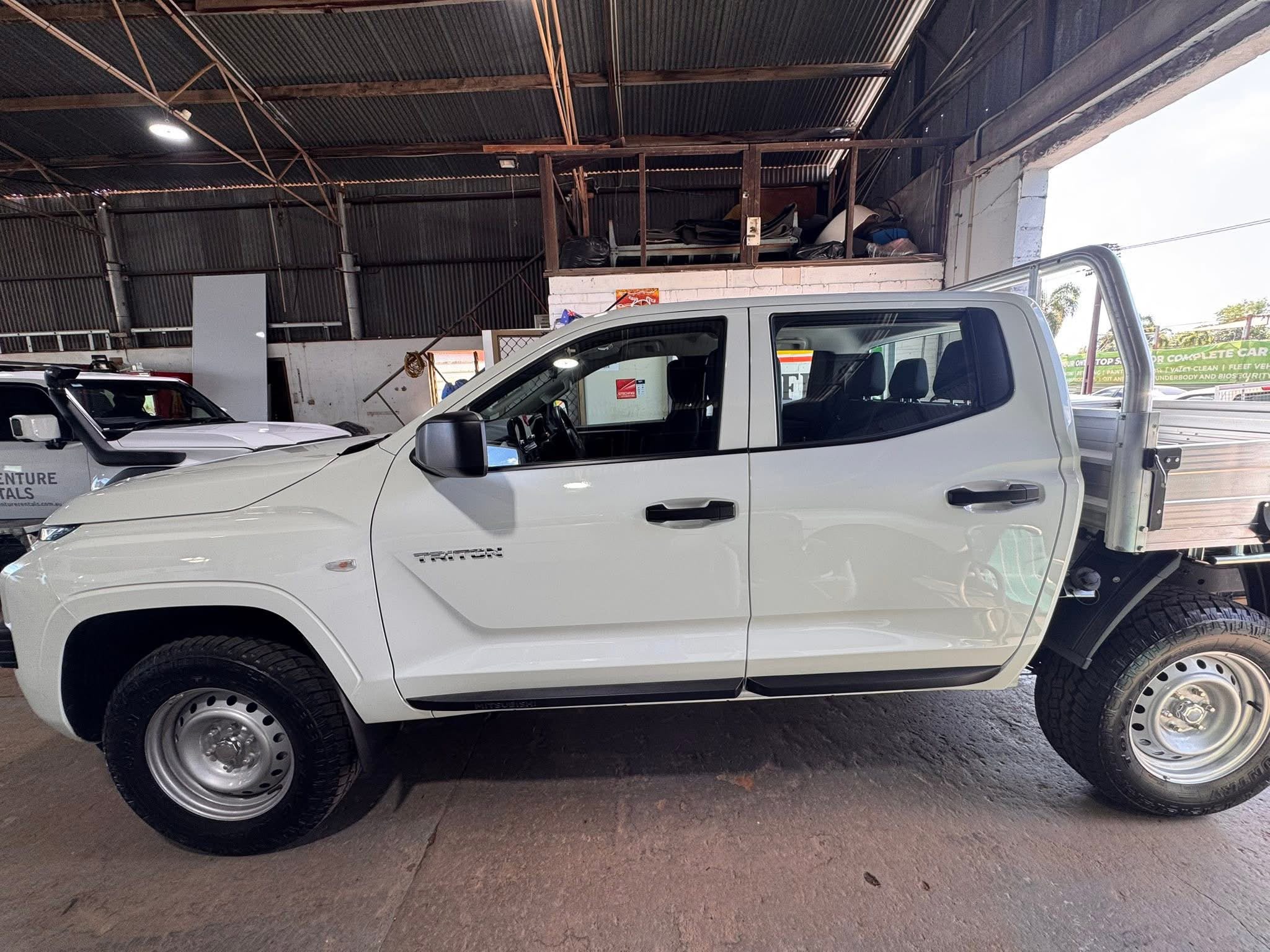 Triton after professional car detailing at TIN Car Detailing