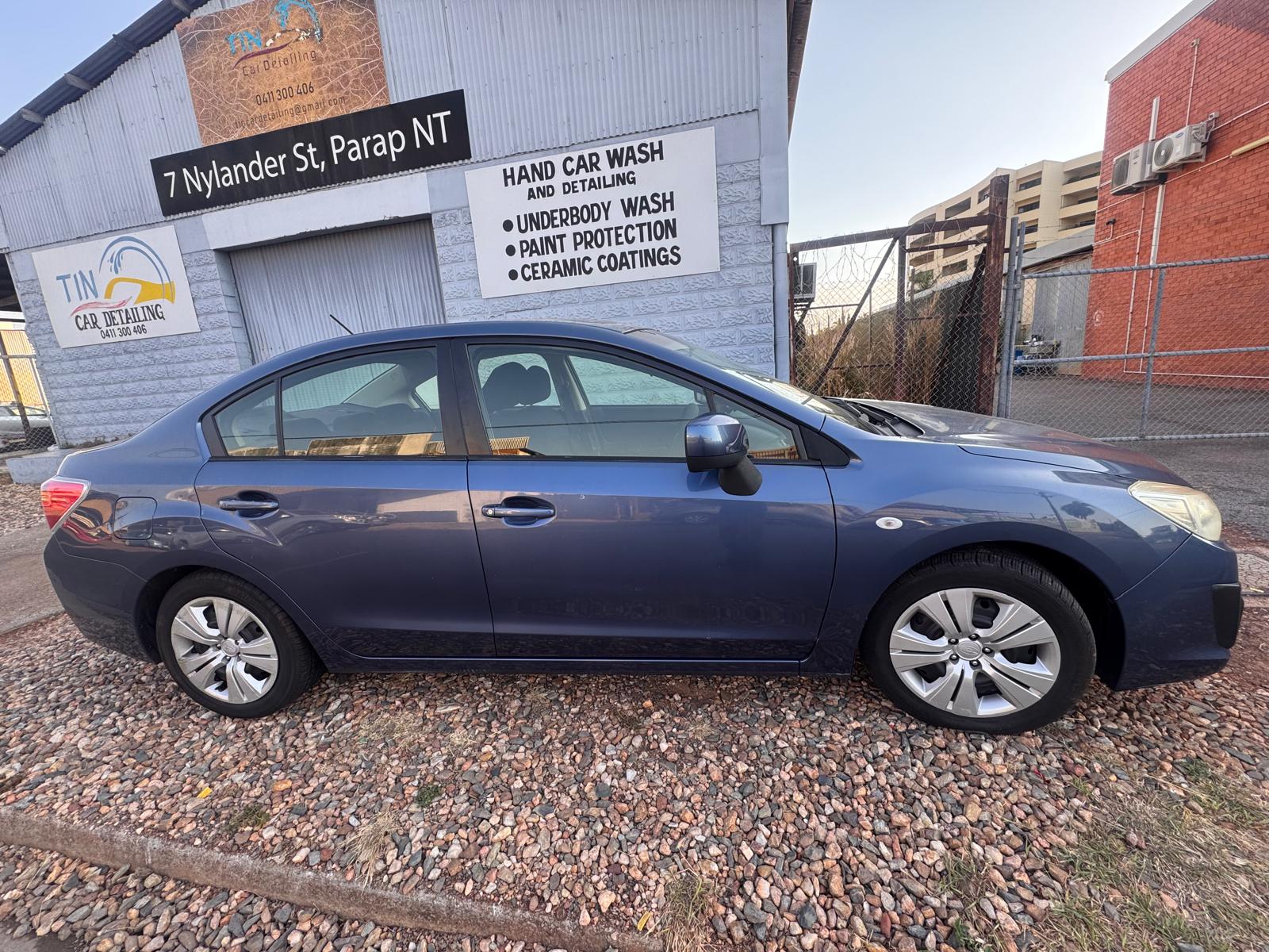 Rental vehicle available through TIN Car Detailing